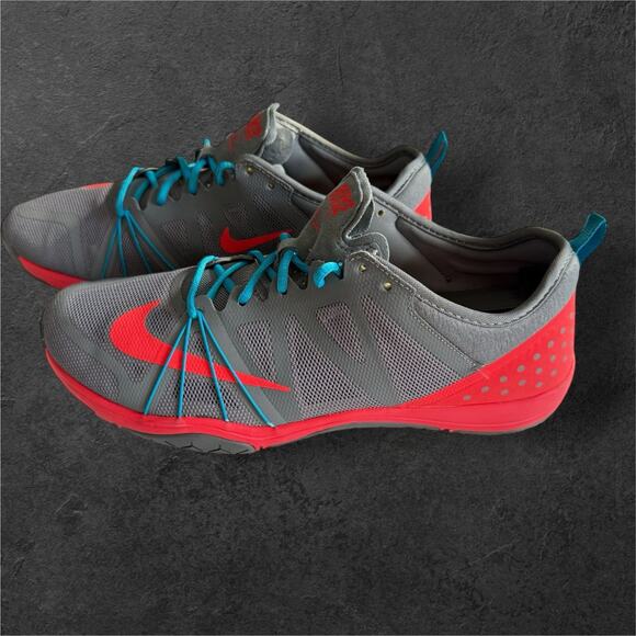 Nike Sneaker Free Cross Compete Women's Gray and Red Training Shoe SZ/7.5 - Picture 6 of 11